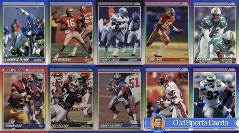 25 Most Valuable 1990 Score Football Cards